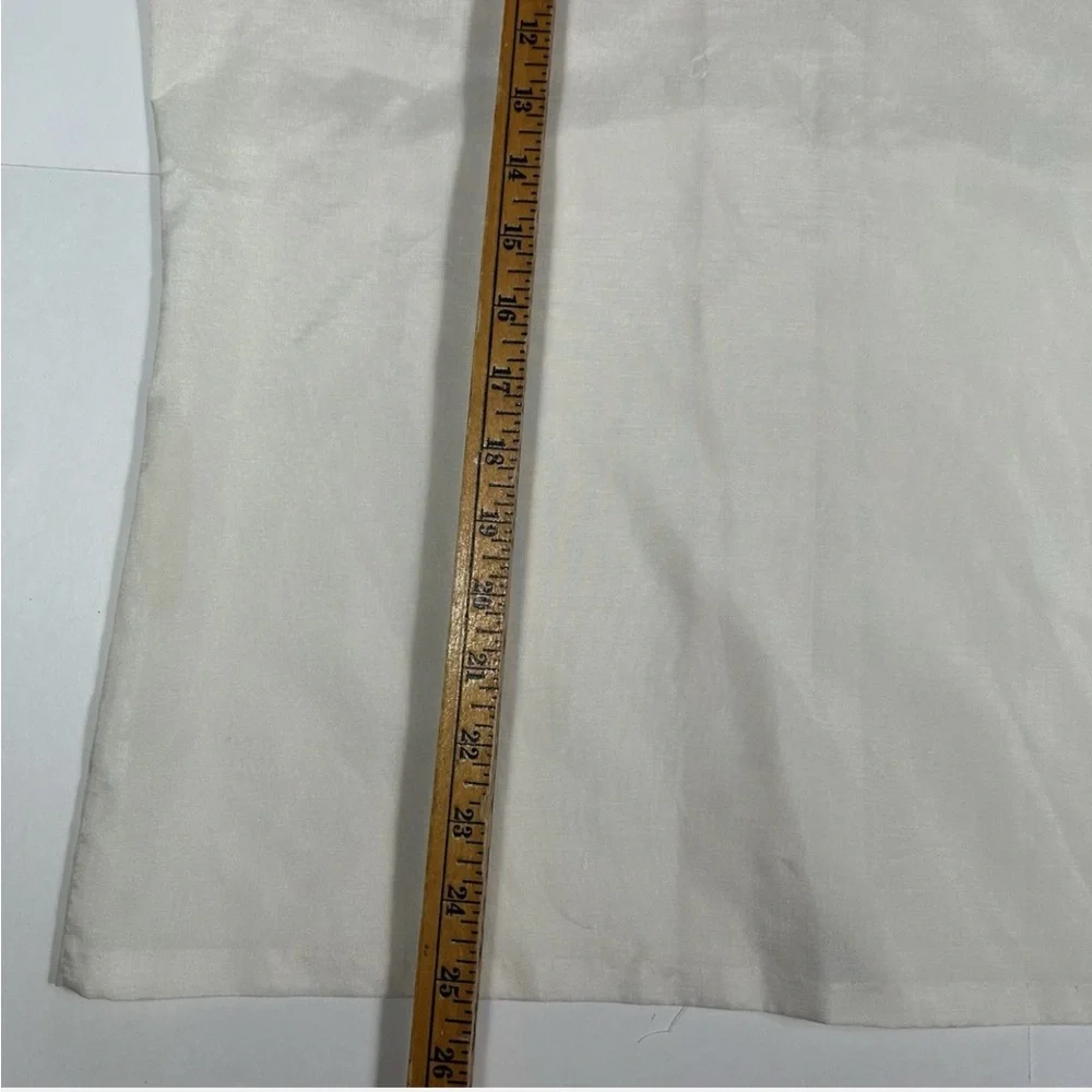Lady Manhattan 1950s Silkhana Classic White Short Sleeve - Picture 7 of 7